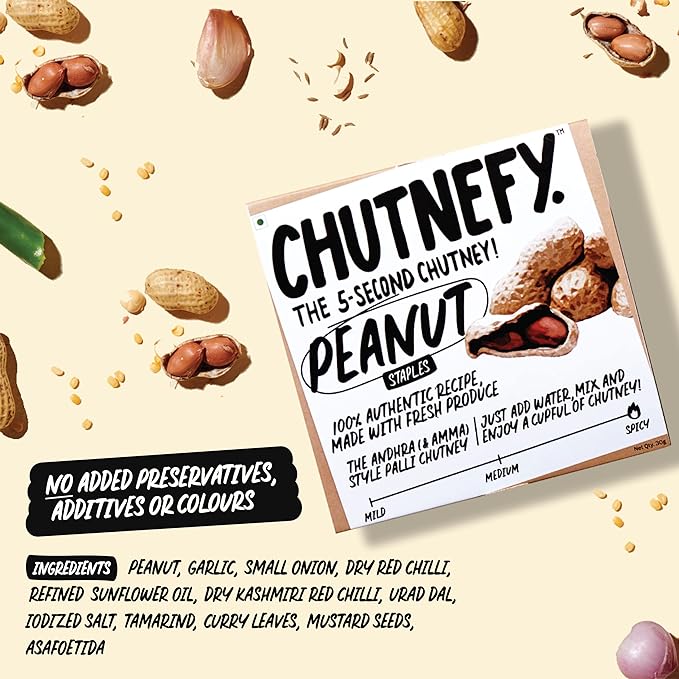 Chutnefy - Home Style South Indian Tiffin Chutneys Combo